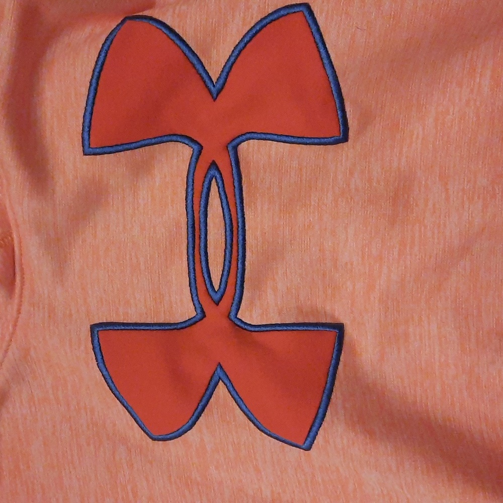 Under Armour hoodie/ orange size small - Picture 2 of 2